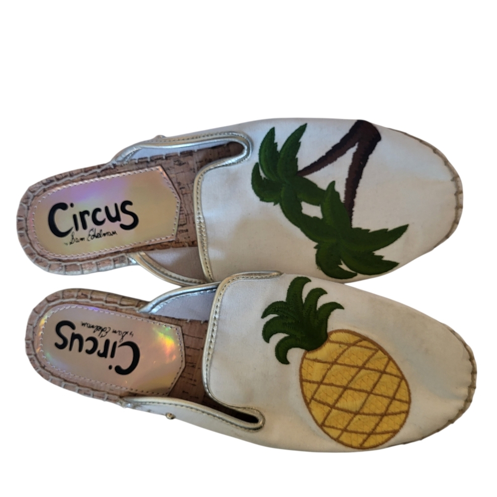Sam Edleman Circus Espadrilles Mules sz 8